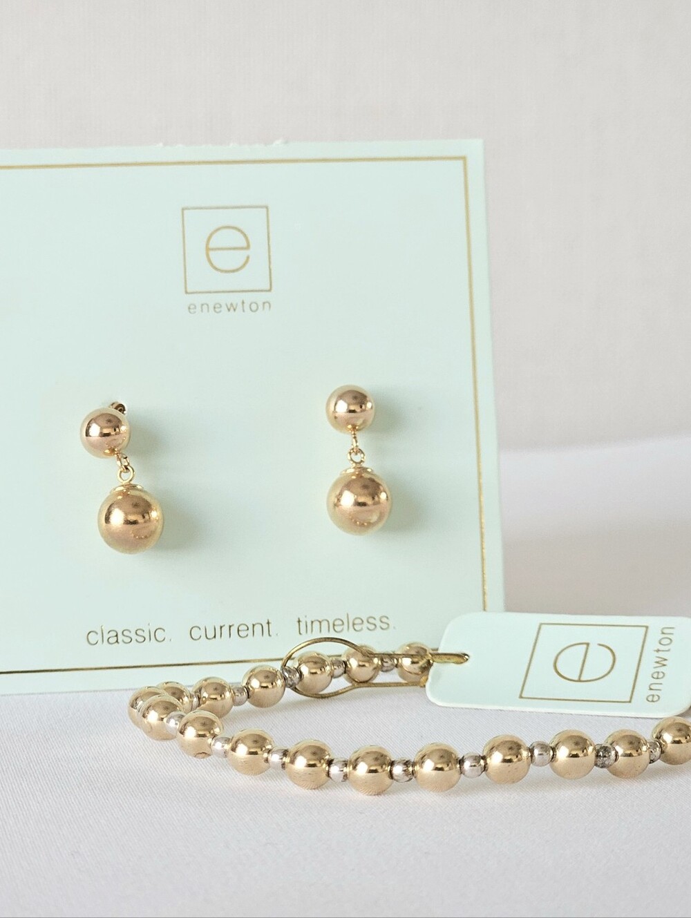Enewton Earings & Bracelet